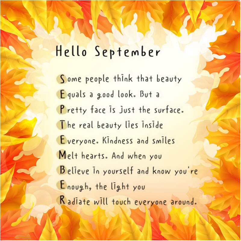 Hello September Quotes