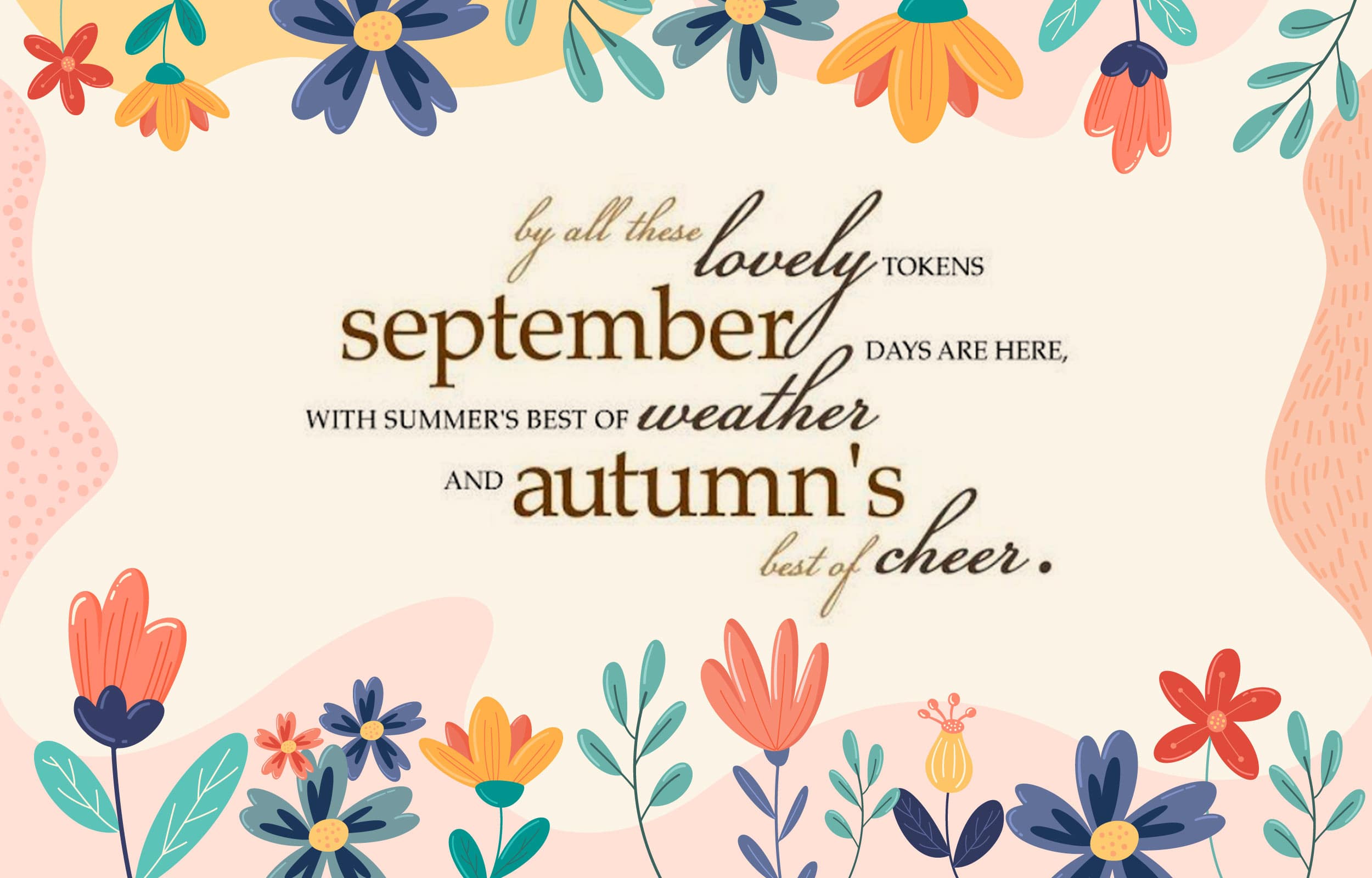 Welcome September