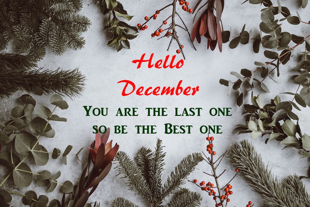 Hello December Inspirational Quotes