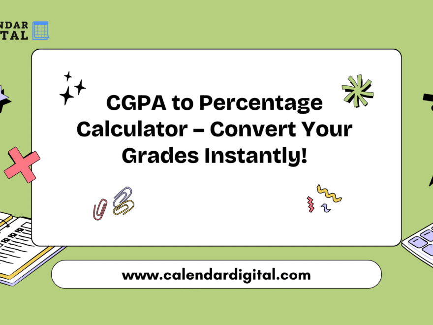 CGPA to Percentage Calculator – Convert Your Grades Instantly!