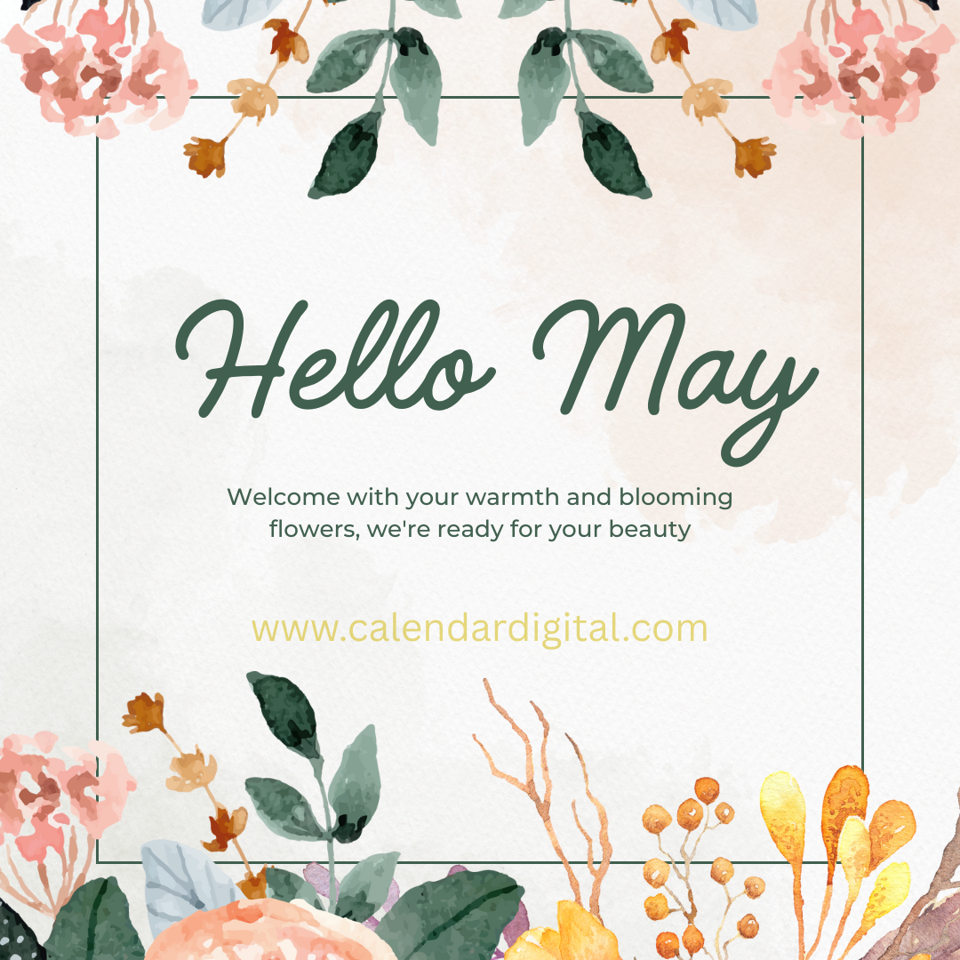 Hello May Month: Meaning, Weather, Zodiac Signs & Everything You Need to Know 2 Hello May Instagram Post