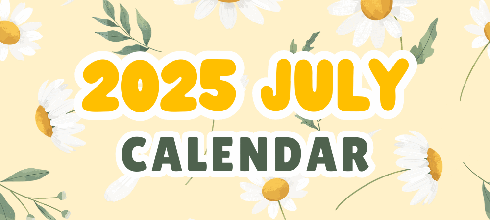 July 2025 Calendar