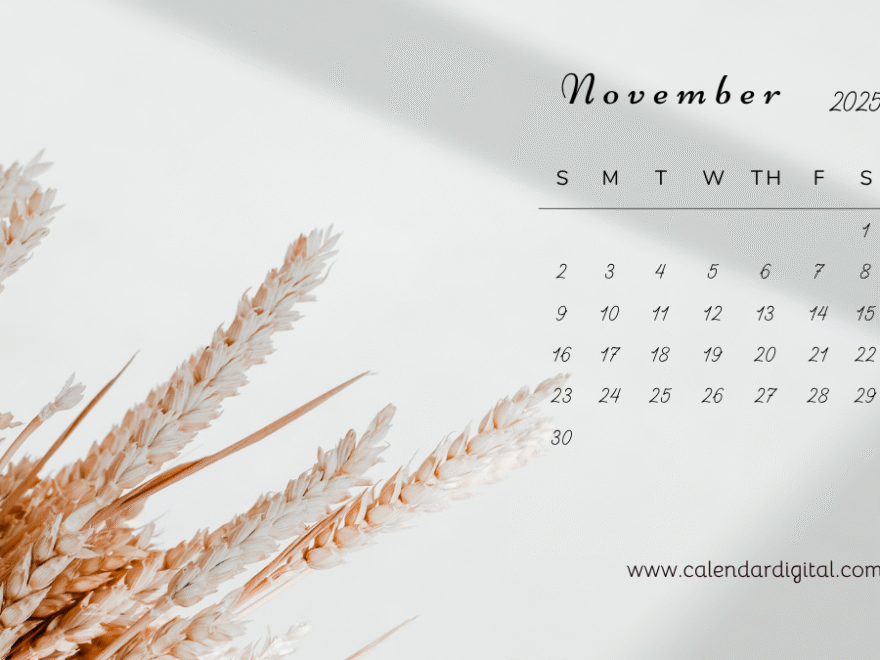 November 2025 Printable Calendar Free Download