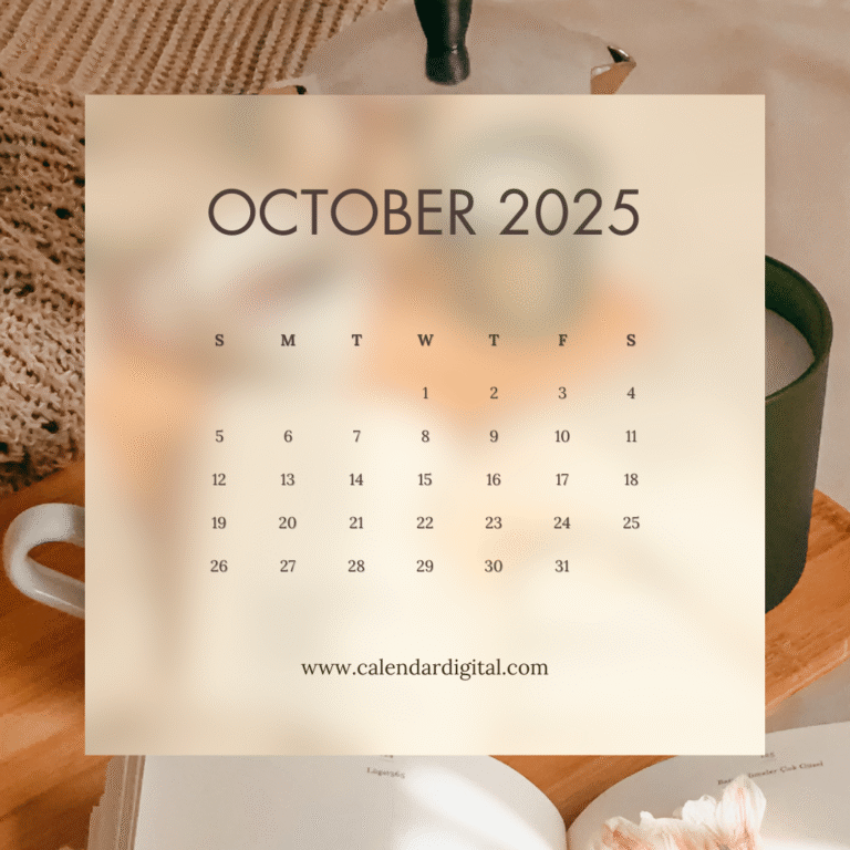 October Calendar 2025