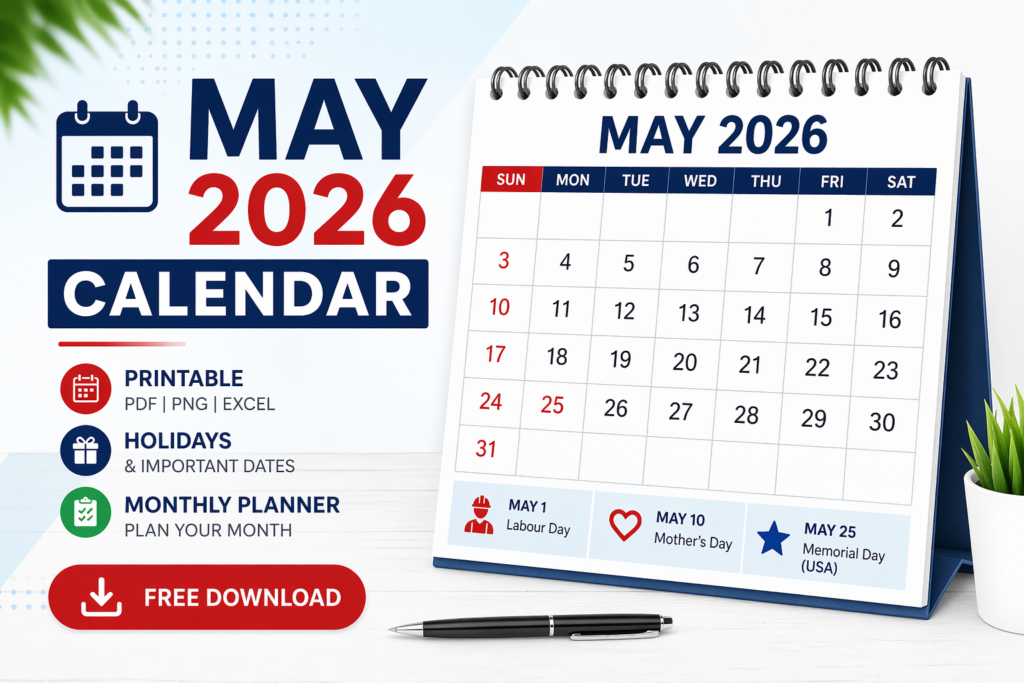 May 2026 Calendar
