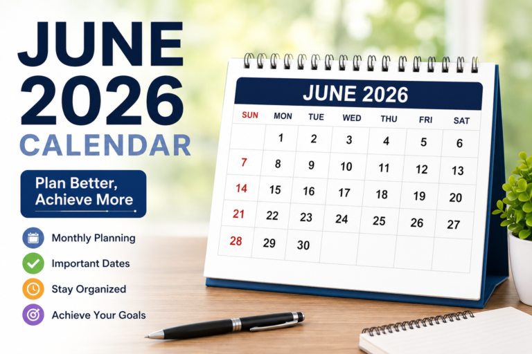 June 2026 Calendar